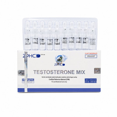 Testostérone mélangée 250 mg/ml, 1 ml, ZPHC