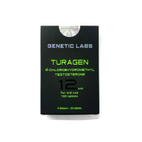 Turagen (Turinabol) Genetic Labs 100 comprimés x 12 mg/comprimé
